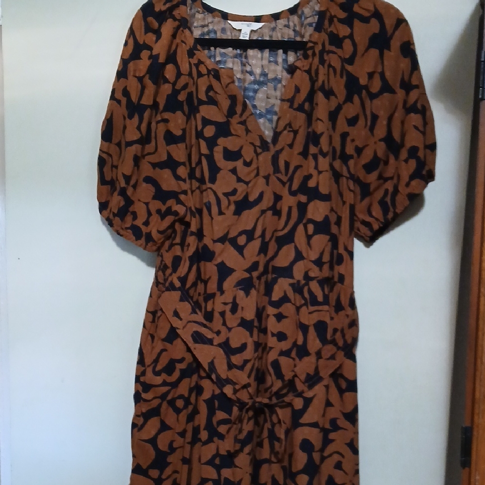 Brown & Black Dress